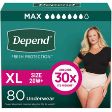 Ropa interior para la incontinencia Depend Fresh Protection para mujer, elige tu talla