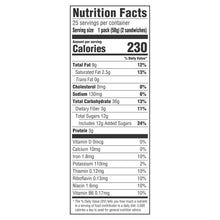 Galletas tipo sándwich para desayuno belVita, sabor a crema de chocolate negro, 50 g, paquete de 25 unidades