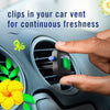 Febreze Car Air Freshener Vent Clips, Gain Original and Gain Island Fresh, 5 ct.