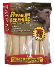 Canine Chews Premium All-Natural Beef Hide Canine Retrievers (15 Ct.)