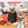 Beautiful 3-in-1 Kitchen System, Blender, Food Processor & Personal Blender, Black Sesame by Drew Barrymore