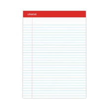 Universal Perforated Edge Writing Pad, Legal Ruled, Letter, White, 50-Sheet Pads, 12Ct.