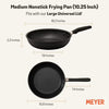 Meyer Accent 10.25" Nonstick Induction Frying Pan, Matte Black
