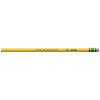 Ticonderoga Wood Pencils, Unsharpened, #2 HB .3 mm Lead, Yellow, 24 Count