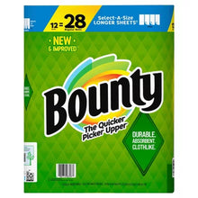 Bounty Select-A-Size Paper Towels, White (105 Sheets/Roll, 12 Rolls) - Brands For Less USA