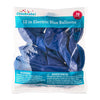 12" Electric Blue Latex Balloons, 15 Pieces, by Way To Celebrate