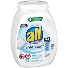 All Mighty Pacs Laundry Detergent, Free Clear for Sensitive Skin (120 Ct.) - Brands For Less USA
