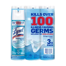 Lysol Disinfectant Spray, Crisp Linen (19 Oz., 3 Pk.) - Brands For Less USA