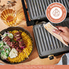 Beautiful 2-in-1 Panini Press & Grill with Detachable Plates, Black Sesame by Drew Barrymore