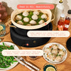 Beautiful 10-in-1, 8 Qt Multi-Cooker with Bamboo Steamer Insert, 7 Preset Functions, and EverGood Ceramic Nonstick Coating, Black Sesame by Drew Barrymore