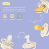 BIBS Pacifier Try-it Collection, Size 1: 0-6 Months, Ivory