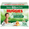 Huggies Extra Large Baby Wipes, 18 Flip-Top Packs, 756 ct.