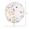 12" Multi-Color Foil Confetti Balloons, 5 Count, by Way To Celebrate
