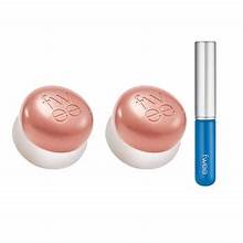 fwee Lip and Cheek Pudding Pot 2-pack, plus Silicone Lip Brush Set