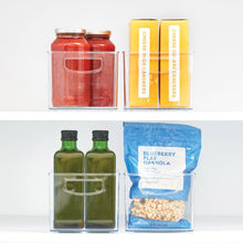 iDESIGN Linus Plastic Fridge/Pantry Kitchen Organizer Bins, Set of 4