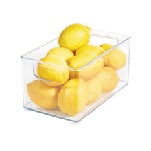 iDESIGN Linus Plastic Fridge/Pantry Kitchen Organizer Bins, Set of 4