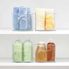 iDESIGN Linus Plastic Fridge/Pantry Kitchen Organizer Bins, Set of 4