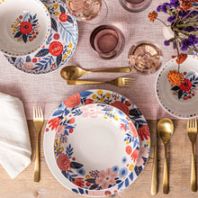 over&back Spring Garden 4-piece Dinner Bowl Set by Jess Phoenix