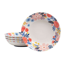 over&back Spring Garden 4-piece Dinner Bowl Set by Jess Phoenix