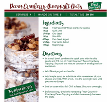 Fresh Gourmet Topping, Cranberry & Pecan, 20 oz.