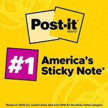 Post-it Notes, 3" x 3", 100 Sheets per Pad, 18 pk. - Pastel