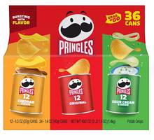 Pringles Grab N’ Go Variety Pack Chips, 36 pk.