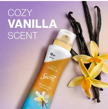 Secret Dry Spray Women's Antiperspirant Deodorant, Vanilla, Wild Rose & Waterlily, 4.1 oz., 3 pk.