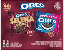 Selena Gomez & OREO Double Stuf Cookies Variety Pack, 1.02 oz., 40 pk.