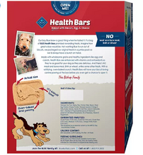 Barritas energéticas Blue Buffalo para perros, crujientes, sabor a tocino, huevo y queso, 5 libras.