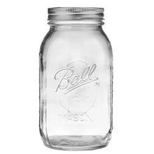 Ball Regular Mouth Quart 32-Oz. Glass Mason Jar with Lids and Bands, 12-Count - Brands For Less USA
