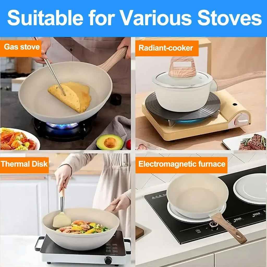 Kitchen Cookware Sets, Nonstick Pots and Pans Set, Induction Cookware ...
