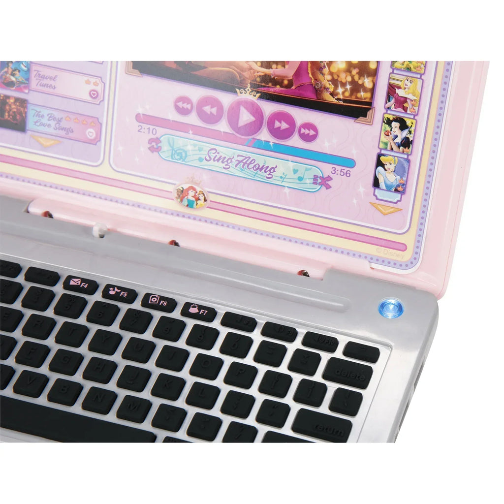 Disney Princess Style Collection Pink Pretend Laptop with Play Earbuds ...
