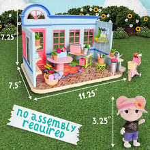 Honey Bee Acres In Bloom Flower Shop Dollhouse – 59 small accessories, Pretend Set for Kids Ages 3+