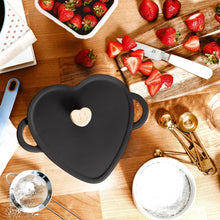 Beautiful 2QT Cast Iron Heart Dutch Oven, Black Sesame by Drew Barrymore - Brands For Less USA