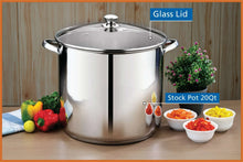 Mainstays Stainless Steel 20-Quart Stock Pot with Glass Lid - Brands For Less USA