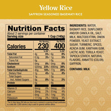 Royal Yellow Saffron Basmati Rice - Ready to Heat Basmati Rice - 8.5 oz Microwaveable Pouch