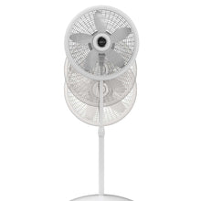 Lasko Cyclone 18" 3-Speed Adjustable Oscillating Pedestal Fan, White, S18931