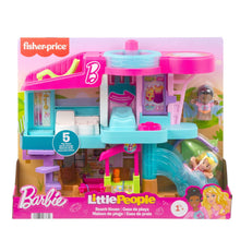 Fisher-Price Little People Barbie Beach House Toddler Playset with Figures & Accessories