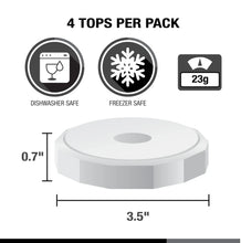 Masontops Wide-Mouth Tough Top Canning Jar Lid (4-Count) - Brands For Less USA