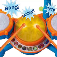 VTech KidiBeats Drum Set with Accessories, Baby and Toddler Toys