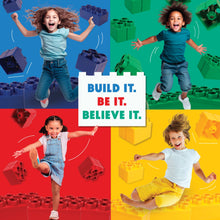 Jumbo Building Blocks - Black 48 pc Set for Kids Ages 3-8 for Indoor & Outdoor Play