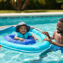 Aqua SwimSchool Grow-with-Me BabyBoat Pool Float for Infants 6-24 Months, Blue