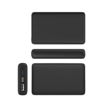 onn 10,000 mAh Dual USB-C/USB-A Port Portable Battery, Black