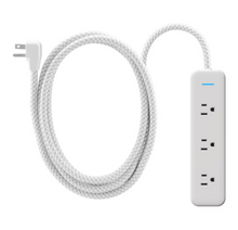 Philips Adapter-Spaced Surge Protector and Extension Cord Combo Pack - White