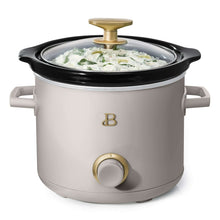 Beautiful 2 Qt Manual Slow Cooker, 2-Pack, Thyme Green + Porcini Taupe by Drew Barrymore