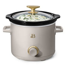 Beautiful 2 Qt Manual Slow Cooker, 2-Pack, Thyme Green + Porcini Taupe by Drew Barrymore