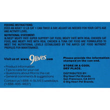 9Lives Paté Favorites Variety Pack Wet Cat Food, 5.5-Ounce Cans, 12-Count