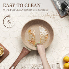 Innerwell 8-Inch Nonstick Granitic Frying Pan with Ergonomic Bakelite Handle - Brands For Less USA