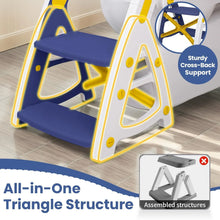 Primlect Potty Training Toilet Seat, 2 in 1 with Ladder, Adjustable Height ,for Ages 1-3, Blue - Brands For Less USA