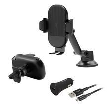 Philips 3-in-1 Car Charging Kit - Black